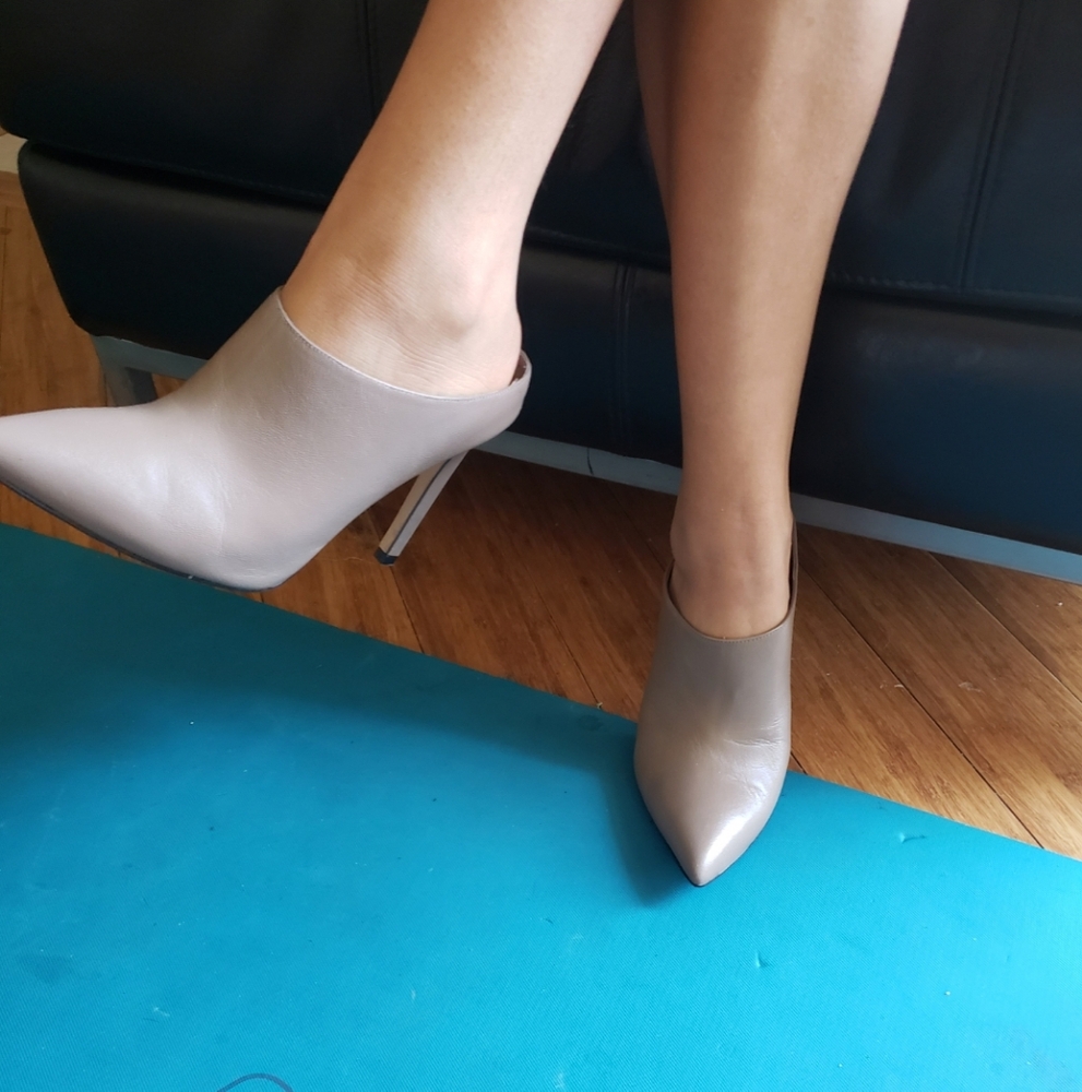 Leather Mule In Size 9 Made In Spain